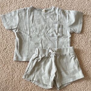 Quincy Mae t-shirt and shorts set